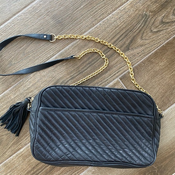 SOLD Saks Fifth Avenue Leather Handbag - Picture 9 of 16